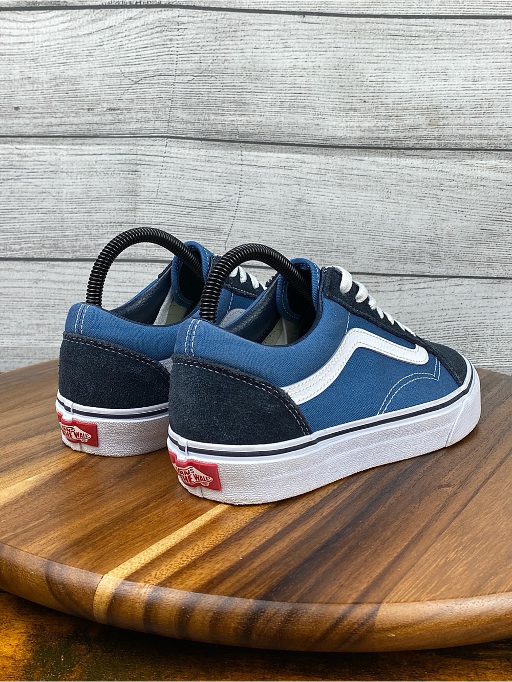 Vans Old Skool Navy Blue Lace Up Shoes Women’s Size 7.5 / Men’s Size 6 - Picture 5 of 12